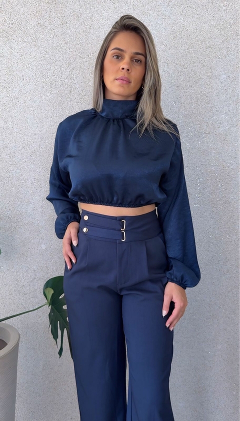 CROPPED ACETINADO LOUISA