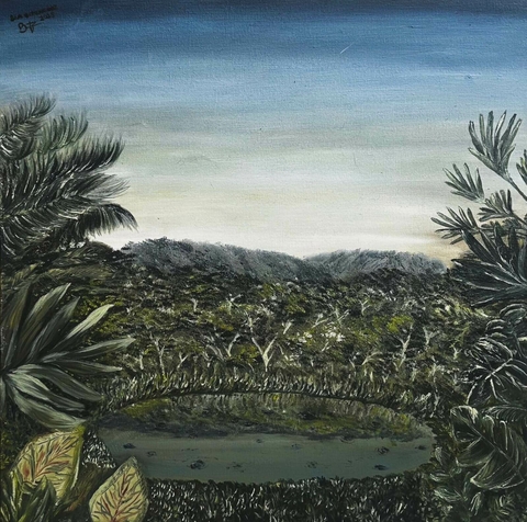 Quadro Natureza Intuitiva – Pintura em Tela 50x50cm