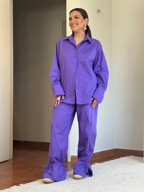 CAMISA NATHI - BERINJELA