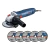 Amoladora Angular Profesional Gws 700 710w c/ 5 Discos Bosch - comprar online