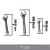 Combo Llave Ajustable Francesa 8070 - 8071 - 8072 Bahco - Insei Electromecanica