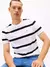 TOMMY HILFIGER: Camiseta de Rayas con cuello redondo en internet