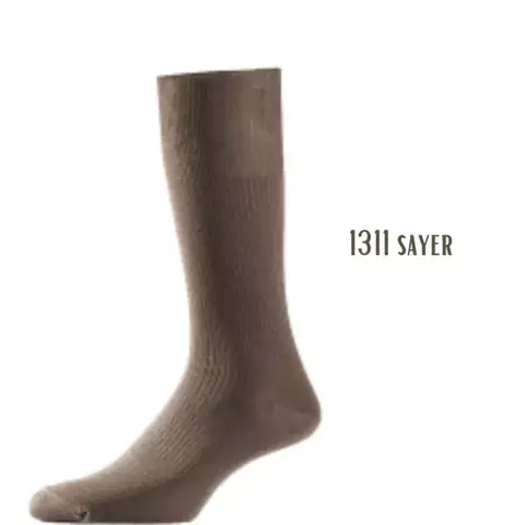 *SAYER* 1311 MEDIA DE HOMBRE 1/2 CAÑA MORLEY MICROFIBRA ,SIN ELASTICO (1311SA) - comprar online