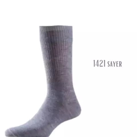 *SAYER* 1421 MEDIA DE HOMBRE 1/2 CAÑA 100 % ALGODÒN PEINADO (1421SA) - comprar online