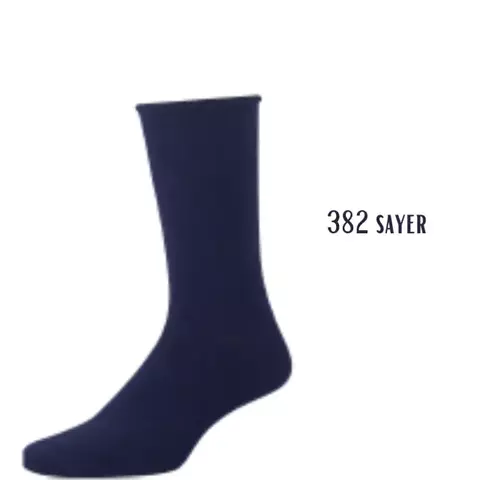 *SAYER* 382 MEDIA DE HOMBRE LISA 1/2 CAÑA PUÑO SOFT ,HILO (382SA) - comprar online