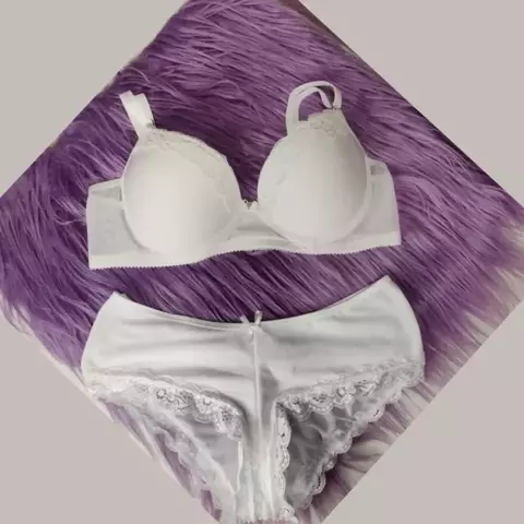 *NATUBEL* 319 CONJUNTO TAZA SOFT C PUSH MICROFIBRA Y ENCAJE CON CULOTTE EN TUL ELASTIZADO Y PUNTILLA (319NA) - comprar online