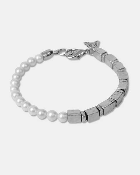 Pulseira Hype Titanium Pérola