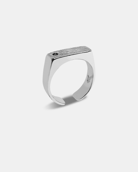 Anel North Bari Prateado - comprar online