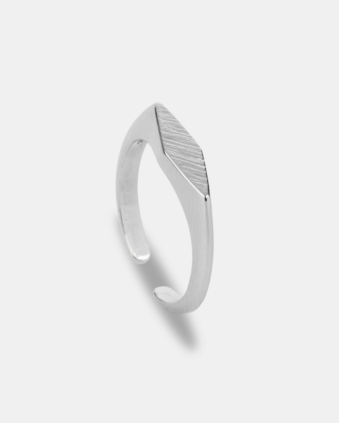 Anel North Lio Prateado - comprar online
