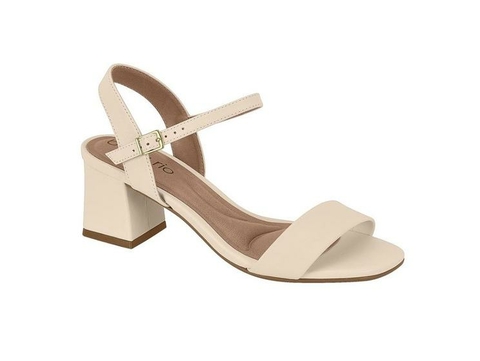 sandalia beira rio salto grosso creme