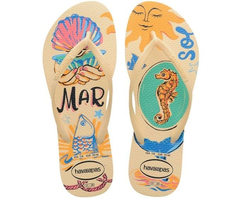 chinelo havaianas slim mar e sol