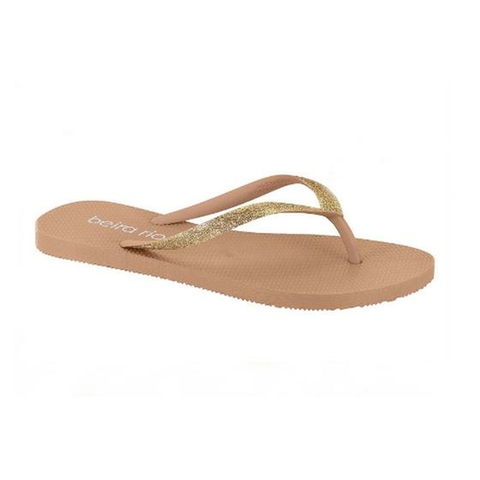 chinelo beira rio dourada