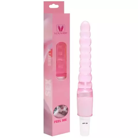 Vibrador Bastão com capa Escalonado 14cm Youvibe (VB033A)