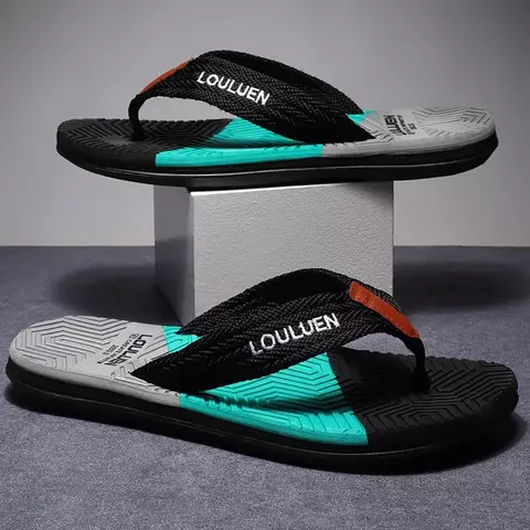 Alta qualidade venda quente dos homens flip flops verão praia flip flops moda r