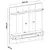 PAINEL ARTELY BELLUNO 182 COR: PINHO RIPADO / OFF WHITE - comprar online