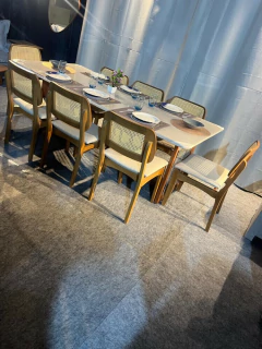Mesa Regia 2.10 m x 1.00 m com 8 Cadeiras Diana — imagem 4