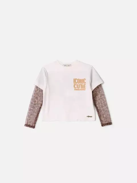 Blusa Animal Print Da Minnie Anime