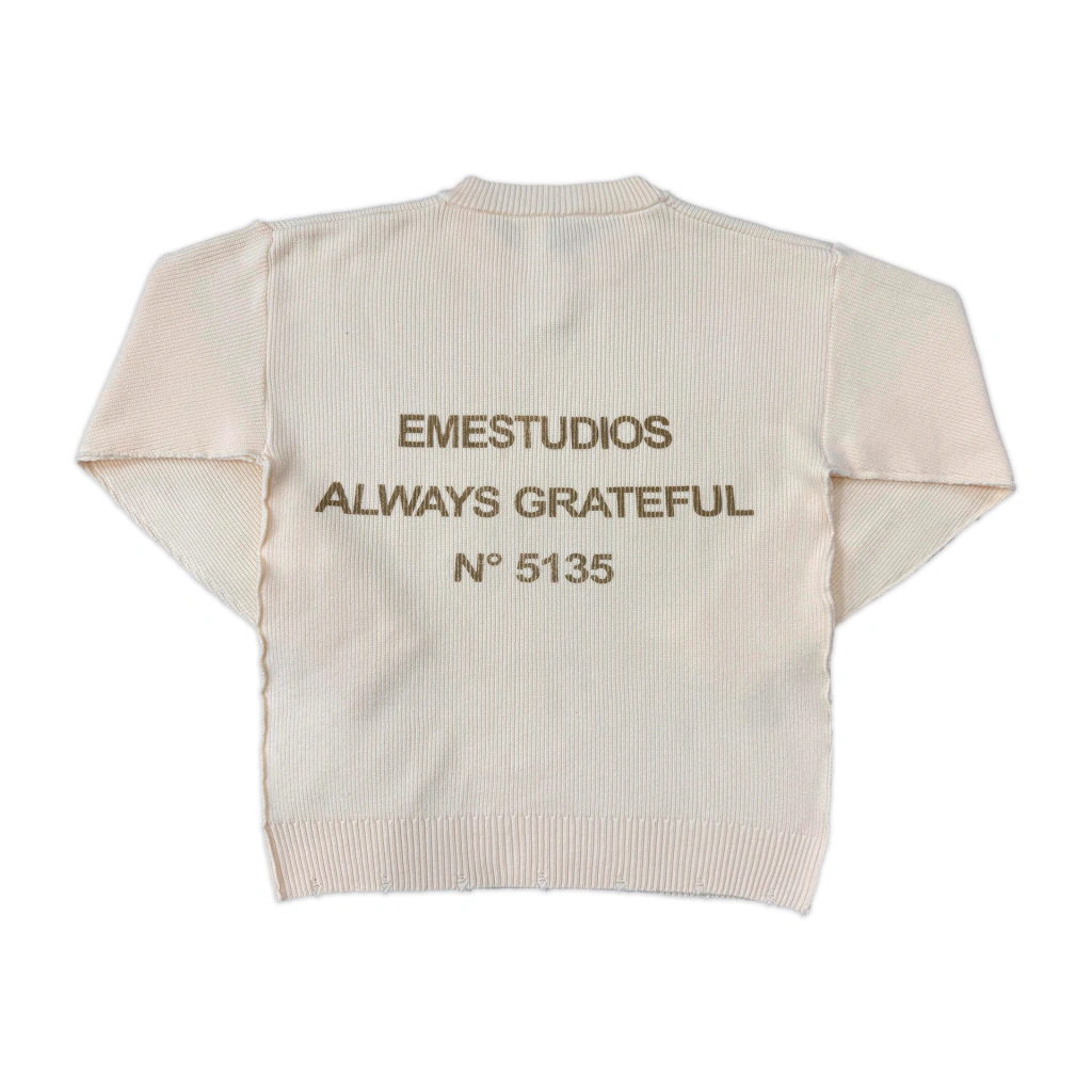 Sweater EME STUDIOS ALWAYS GRATEFUL