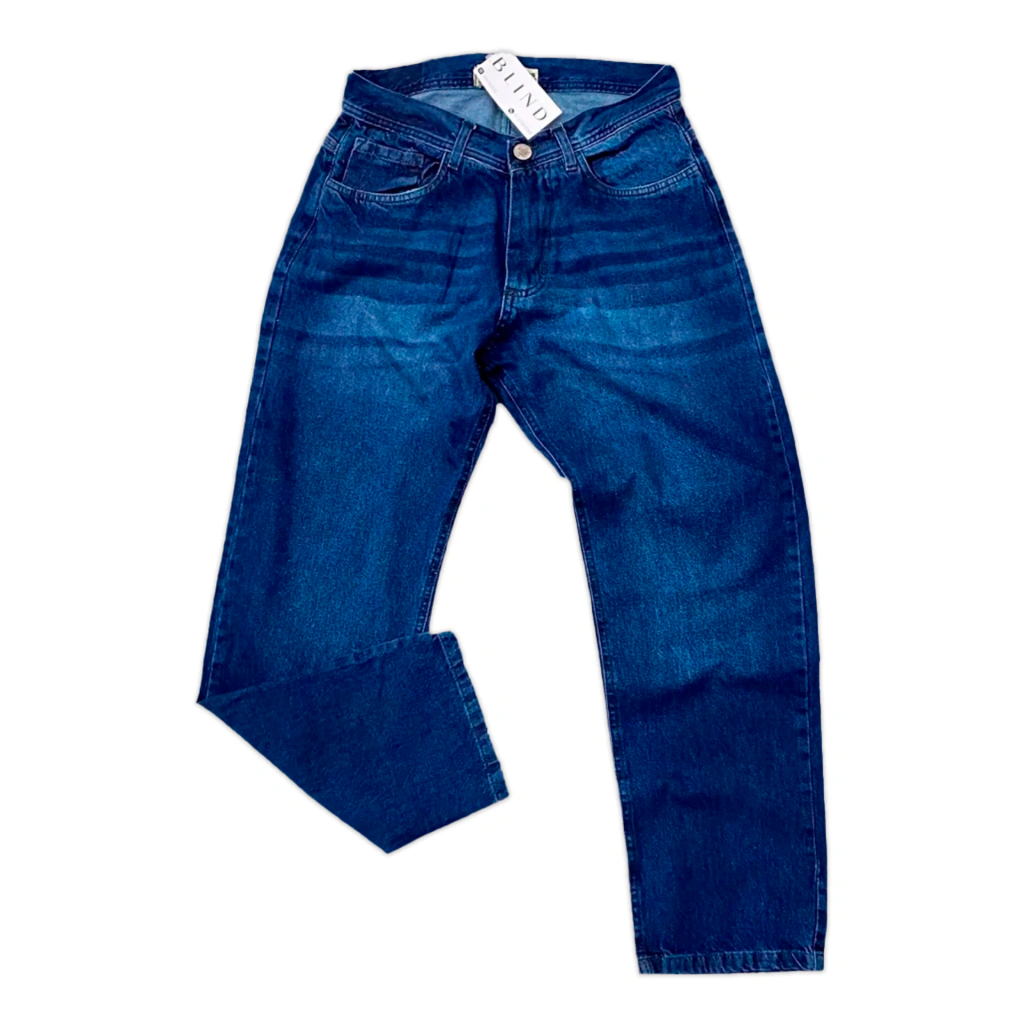 Jean Baggy Azul lineas