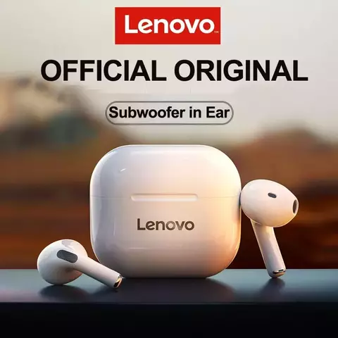 Novo original lenovo lp40 tws fone de ouvido sem fio bluetooth 5.0 dupla estére - comprar online