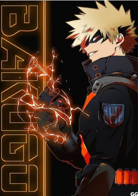 Caderno Personalizado Universitário Anime Boku No Hero - Bakugo - comprar online