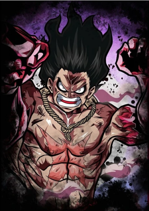Caderno Personalizado Universitário de 1 Matéria Anime One Piece - Luff - comprar online