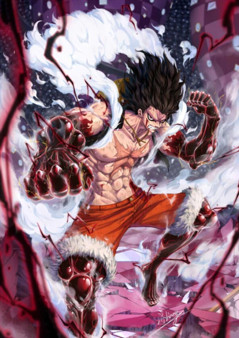 Imagem do Caderno Personalizado Universitário de 1 Matéria Anime One Piece - Luff