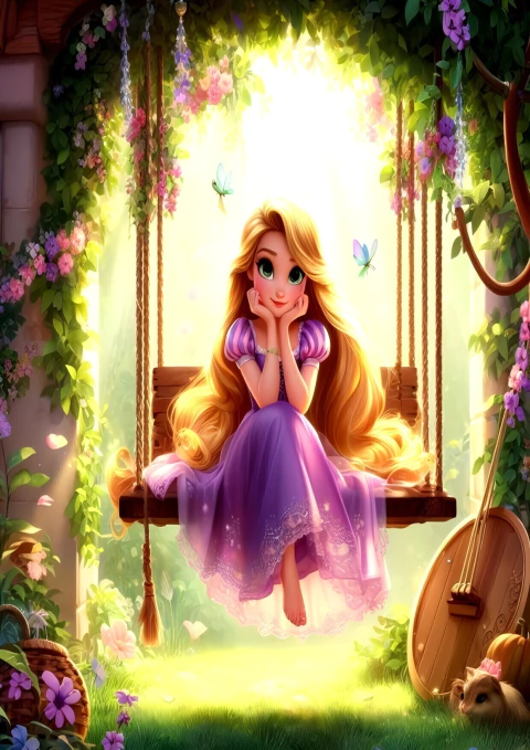 Caderno Personalizado Universitário de 1 Matéria - Animação Enrolados / Rapunzel na internet