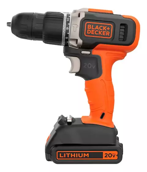 Taladro Percutor Inalámbrico Batería 20v Lítio Black&decker BCD704C1