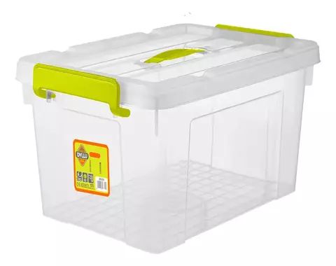 CONTENEDOR PLASTICO TRANSPARENTE 33L DYLLU