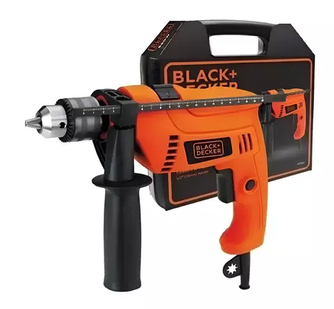Taladro Percutor 13mm 650w + Maletín Black Decker HD650K
