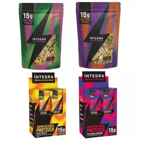 Combo INTEGRA Proteico - Granola x2 + Barras Proteicas x2