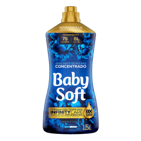 AMACIANTE CONC CARINHO 1,5L - BABY SOFT