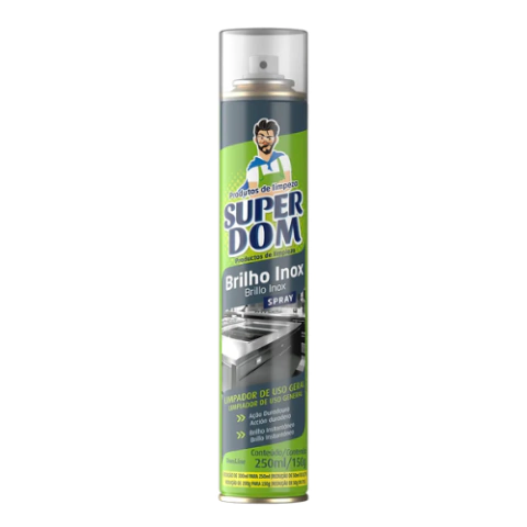BRILHO INOX 250ML/150G - SUPER DOM