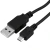 Cabo USB-A Macho Para Micro USB V8 2.0 1,8m Preto Carregamento e Transferência de Dados
