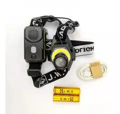 Lanterna Cabeça Led T6 Cob Mp3 Bluetooth Ws-159 Recarregável - comprar online