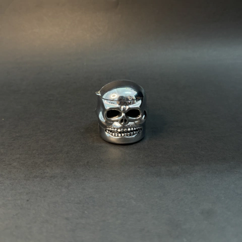 Picador Metálico Calavera 2 Partes Con Tapa - comprar online