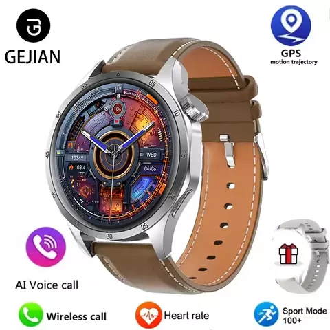 GEJIAN Smartwatch 2025 – Relógio Inteligente Masculino & Feminino 1,52" Bluetooth 5.