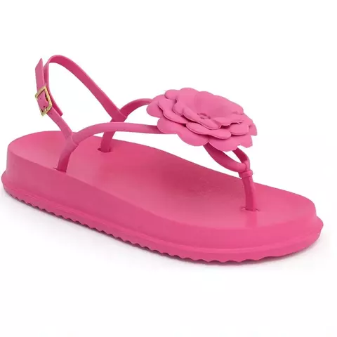 Sandália Feminina Nuvem PodLinda Flor Leve e Confortável