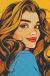 Poster Artístico - Chica Estilo Comic - Posters México