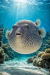 Poster - Pez Globo - Especies Marinas - Posters México