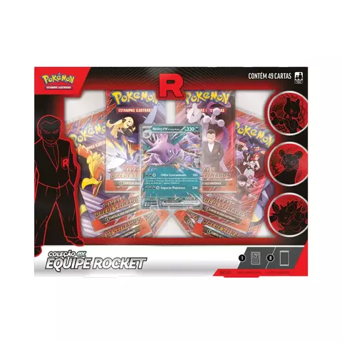 Box Pokémon Coleção EX Equipe Rocket Nidoking