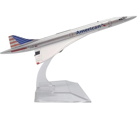 Concorde American Escala 1:400 Modelo de Avión de Metal 15 cm - comprar en línea