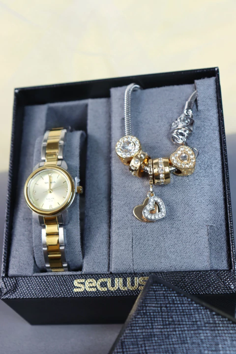 RELOGIO FEM. PULS DUO COLOR KIT - 44135LPSVBA3K3