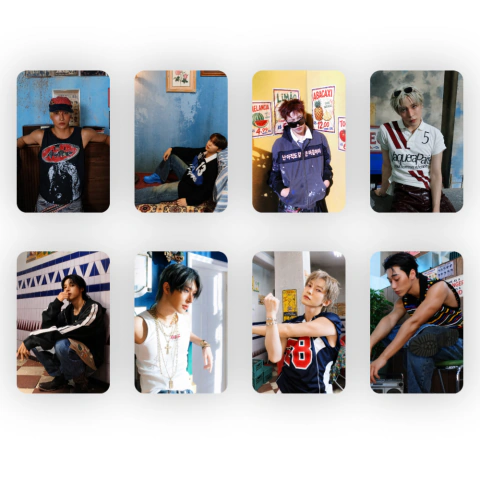 Kit 8 Photocards Ateez BAD Golden Hour pt5