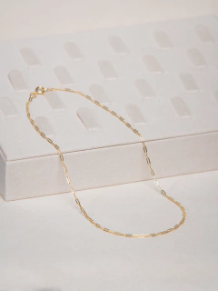 Colar Choker Cartier Fina Banho Ouro 18K - comprar online