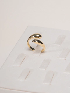 Anel Gota Infinita Banho Ouro 18K - comprar online