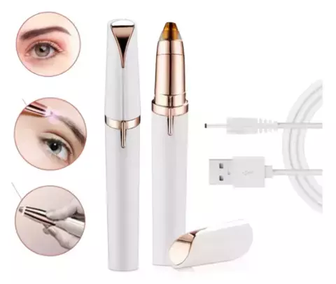 DEPILADOR SIN DOLOR PARA CEJAS, AXILA CARGA USB