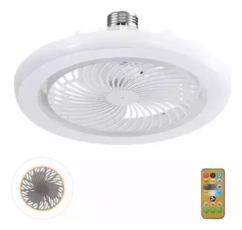 LUZ LED y VENTILADOR CON CONTROL REMOTO