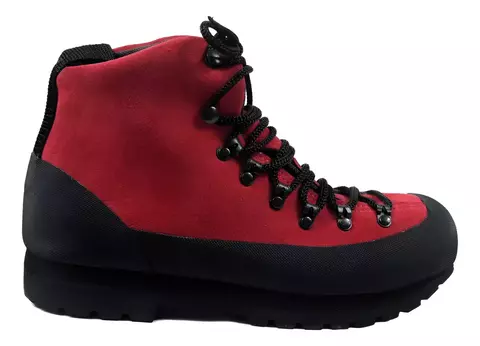 Bota com Cadarço - cor vermelho - comprar online